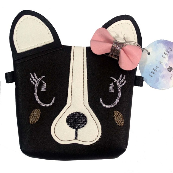 Black & White French Bulldog Crossbody Bag - Picture 2 of 5